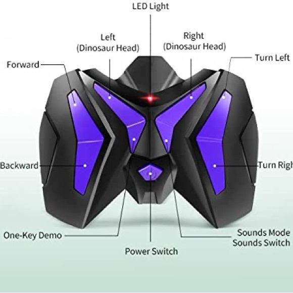 REMOTE CONTROL DINOSAUR TOY || Kids 3-7 || Electric RC Walking T-Rex - Picture 5 of 15